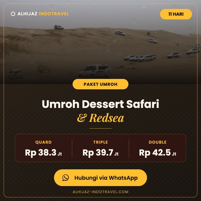 Umroh Dessert Safari & Redsea